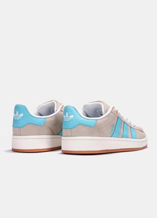 Кроссовки adidas campus 00s crystal white preloved blue wmns2 фото