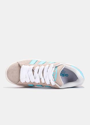 Кроссовки adidas campus 00s crystal white preloved blue wmns9 фото