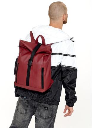 Мужской рюкзак sambag rolltop one бордо