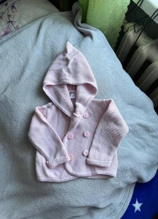 В'язана кофтинка 9-12 м 3