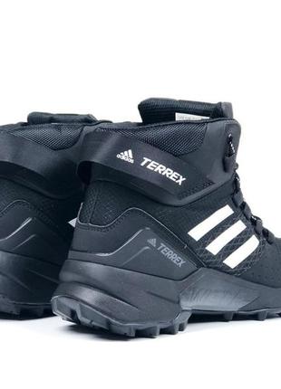 Р.41-45 кроссовки adidas terrex черно/белые зима8 фото