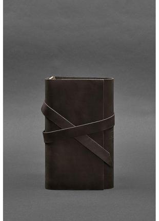 Шкіряний блокнот (софт-бук) 1.0 темно-коричневий