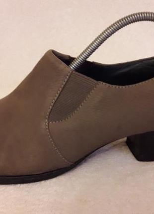 Кожаные туфли фирмы sioux p. 39 стелька 25,5 см