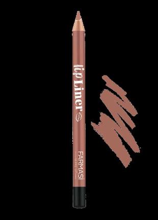 Карандаш деревянный для губ lip liner 223 песочный make up farmasi 1.14 г