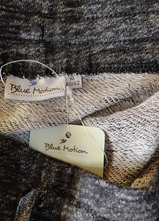 Трикотажна жіноча спідниця, колір сіро-чорний меланж, м(40-42) 3