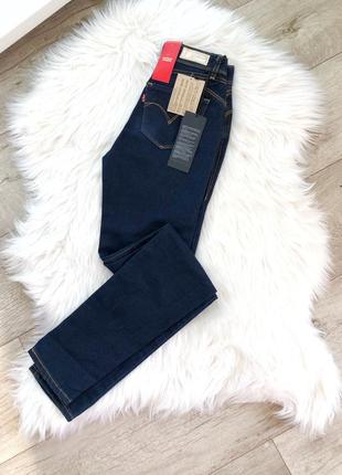 Сині джинси скіні levi's