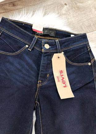 Синие джинсы скини levi’s5 фото