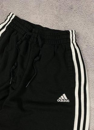 Adidas штаны спортивные джоггеры спортивные штаны essentials studio lounge 3-stripes hd4306 черный loose fit4 фото