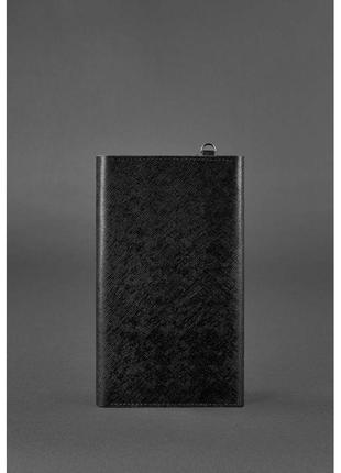 Кожаный клатч-органайзер (тревел-кейс) 5.1 черный blackwood5 фото