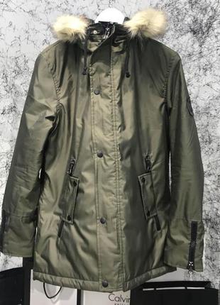 Зимова куртка white route carson parka green