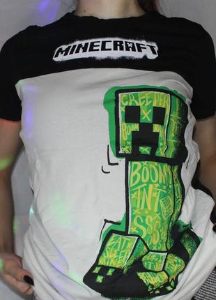 Футболка minecraft крипер