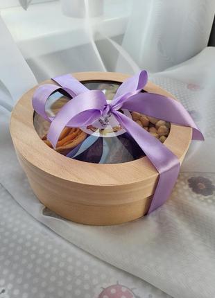 Подарочная коробка, набор "стефания" из сухофруктами без сахара, 640грам4 фото