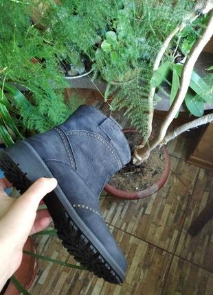 Женские ботинки на тракторной подошве(натуральная кожа ,нубук)10 фото
