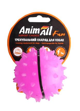 Іграшка animall fun м&apos;яч каштан 7 см фіолетовий