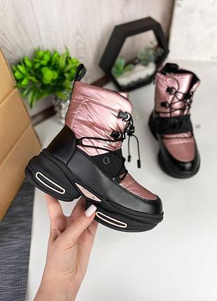 Шикарные розовые сапожки