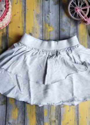 Спідниця трикотажна для дівчинки комплект 2шт, impidimpi, (110 см)