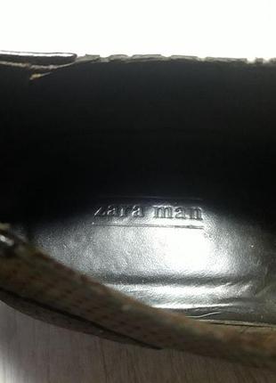 Кожанные туфли zara men!! 3