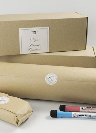 Набор магнитных планеров на холодильник с маркерами, розовый