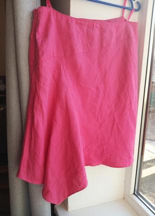 Спідниця ллянна юбка лен2 фото