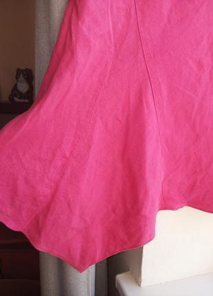 Спідниця ллянна юбка лен6 фото