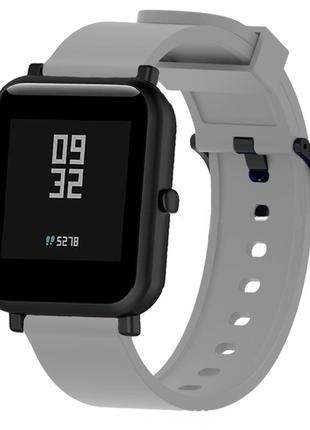 Силиконовый ремешок для casio g shock / lite / 20 мм серый 2019p