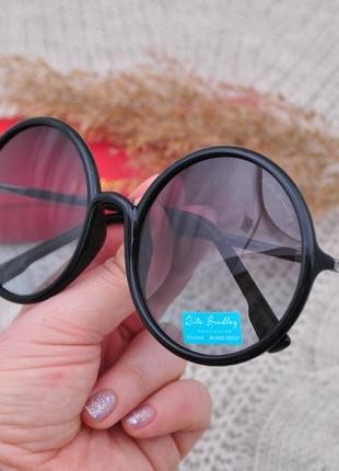 Красивые солнцезащитные большие круглые очки rita bradley polarized окуляри