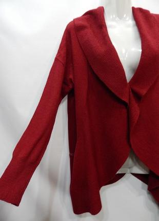 Кофта (кардиган) женская теплая трикотажная с шерстью ukr 48-50 р.004кл (только в указанном размере, только 1)4 фото