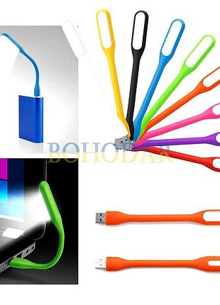 100 штук лампа гнучка usb led 5v trizand 13175 різний на вибір колір настільна 1.2w zip-пакет світильник нічник підсвітка польща!2 фото