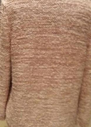 Нарядная новогодняя кофта жакет кардиган. свитер нюд mark&spenser раз.40-42 (l-xl) 2