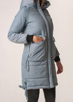 Довге жіноче зимове пальто 42 44 46 48 50 52 р7 фото