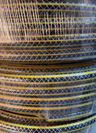 Борик трёхслойный армированный текстильной нитью силиконовый 3/4 20м, украина3 фото