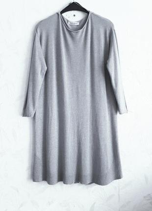Тонкое, но довольно тёплое серебристое мерцающее платье, 52?-54-56?, beauty women2 фото