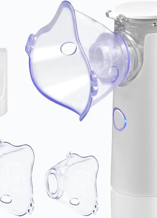 Портативний аерозоль для дітей та дорослих mesh nebulizer ym-253 білий1 фото