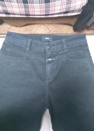 ₴ чорні жіночі штани,джинси мікровельвет 27 р.2 фото
