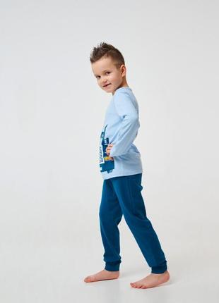 Пижама для мальчика smil 104517 голубой3 фото