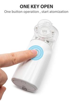 Портативний мінінгалятор, безшумний ультразвуковий перезаряджуваний імобулайзер для дітей і дорослих4 фото