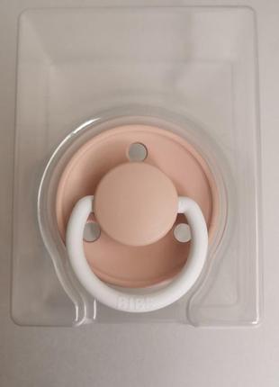 Соска bibs de lux latex 0-6 міс нічна blush glow