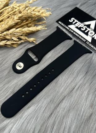 Ремінець m-l силіконовий для apple watch 42 44 45 49 ultra mm series 1 2 3 4 5 6 7 se браслет