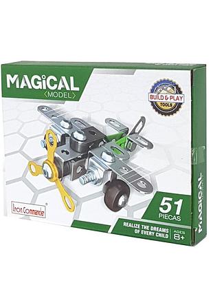Металевий конструктор "військова серія" 816b-36 build and play tools (вертоліт)