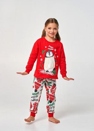Детская пижама |  с начесом | 100% хлопок | 86 | идеальный новогодний подарок для девочки smil 104533-2s2 фото