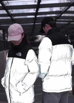 Женский рефлективный пуховик the north face