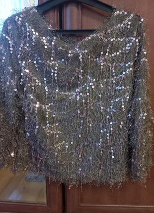 Кофта в пайетки