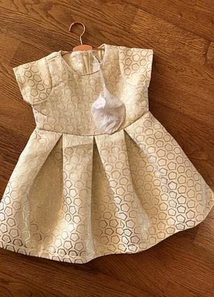 Нарядное стильное платье to be too , 12-18 мес