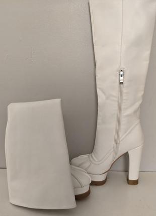 Сапоги женские демисезонные кожаный размер 3810 фото