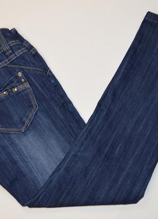 Брендовые женские темно-синие коттоновые джинсы monday denim fashion4 фото