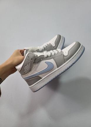 Nike air jordan grey blue