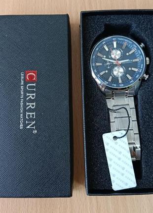 Розпродаж!!! оригінальний чоловічий годинник curren/подарунок для чоловіку/коханому/до дня захисників2 фото