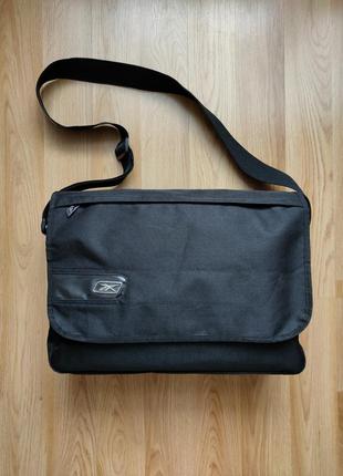 Винтажная сумка мессенджер reebok сумка на плечо органайзер reebok vintage3 фото