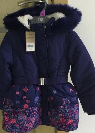 Mothercare парку куртка новий розмір 104