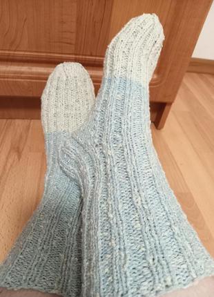 Шкарпетки в'язані р.38-39.1 фото